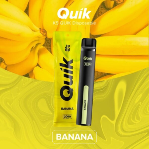 KS QUIK 2000 Banana กลิ่นกล้วยหอม