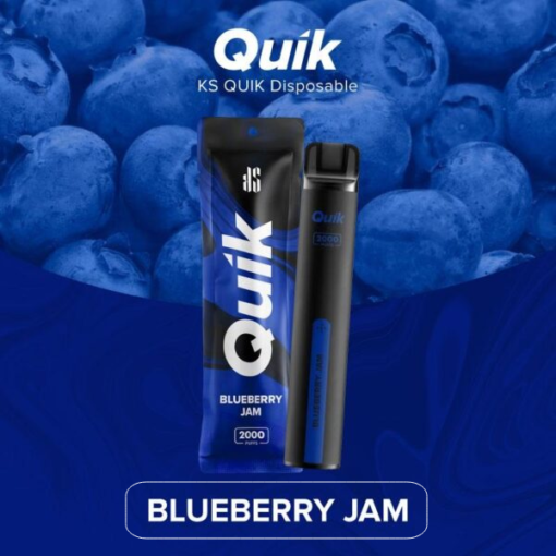 KS QUIK 2000 Blueberry Jam กลิ่นแยมบลูเบอรี่