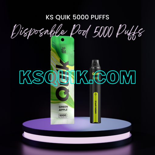 KS Quik 5000 Puffs Green Apple