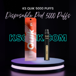 KS Quik 5000 Puffs Peach