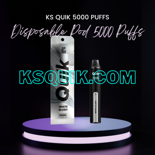 KS Quik 5000 Puffs White Slush