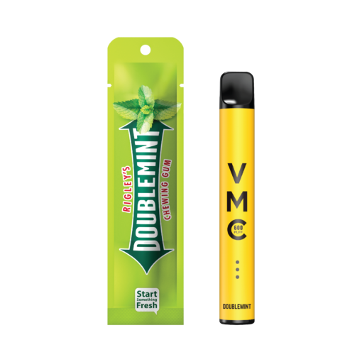 VMC 600 Puffs กลิ่น Double Mint (ดับเบิ้ลมิ้น) มีกลิ่นของดับเบิ้ลมิ้นต์ที่สดชื่นและหอมหวาน กลิ่นนี้จะทำให้คุณรู้สึกเหมือนกำลังหายใจลมหายใจในป่ามิ้นต์