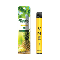 VMC 600 Puffs กลิ่น Tippco Pineapple (สัปปะรด) มีกลิ่นหอมของสัปปะรดที่หวานสดชื่น สร้างความรู้สึกเหมือนคุณกำลังรับประทานเนื้อผลสัปปะรดที่สุกสดในแต่ละกล่อง