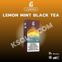 LEMON MINT BLACK TEA: การผสมระหว่างมะนาว, มิ้นต์, และชาดำ ให้ความสดชื่นและรสชาติที่ซับซ้อนและพิเศษ
