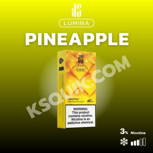 PINEAPPLE: รสสับปะรดที่สดชื่น หวานและเปรี้ยวตามลักษณะของสับปะรด