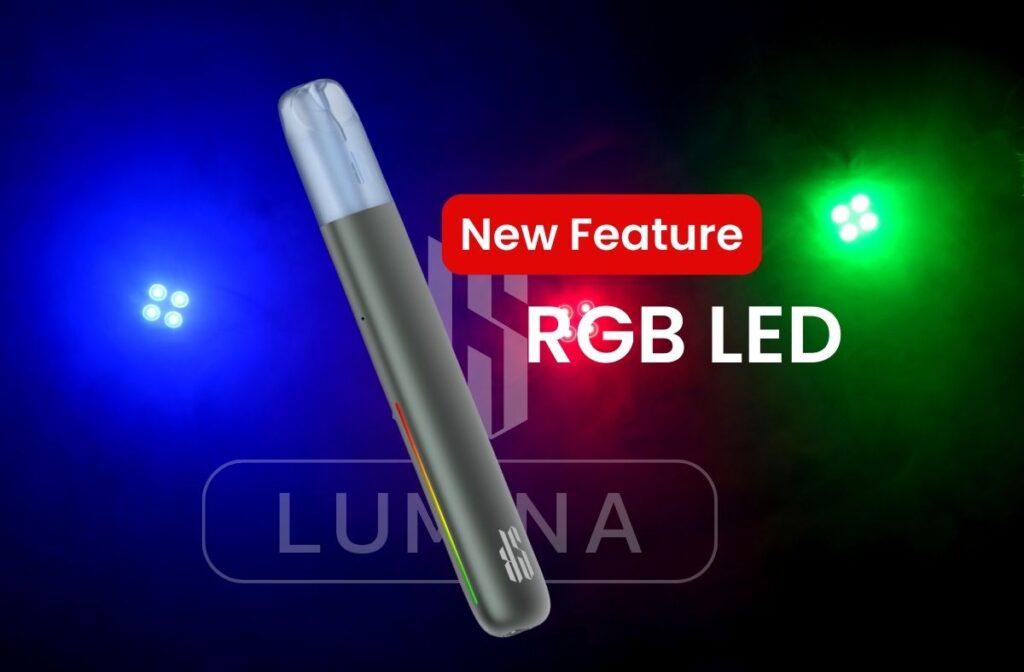 KS Lumina เป็นบุหรี่ไฟฟ้ารุ่นล่าสุด ปี 2023 ของค่าย Kardinal Stick ที่นำเสนอคุณภาพและความทนทานที่ดีขึ้นในตลอดระยะเวลาการใช้งาน