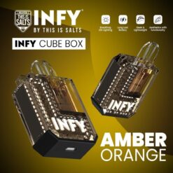 INFY Cube Box สีส้ม (Amber Orange): สีที่แสดงถึงความสดใสของวัยรุ่น